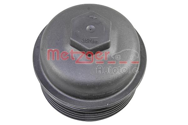 Calotta, Carter filtro olio - 2370036 METZGER